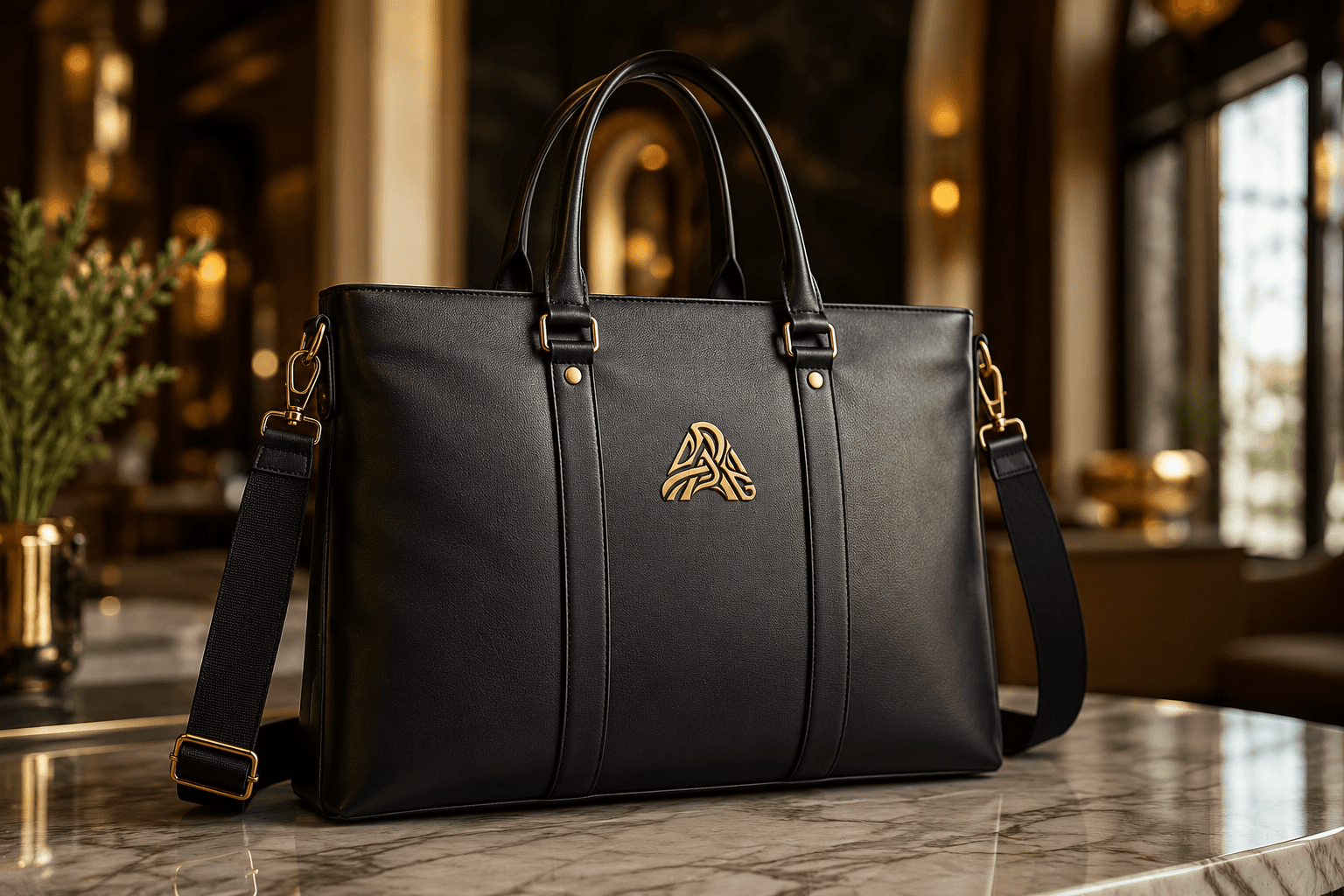 Signature Briefcase — luxury customized bags by AmeerAli